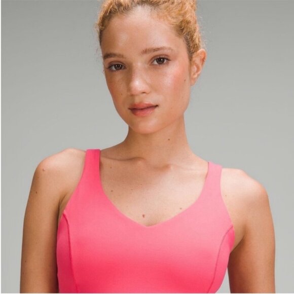 Lululemon NWT Align Tank Top *Light Support, C/D Cup Glaze Pink - Picture 3 of 6